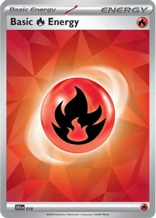 Basic Fire Energy 010- SVE Scarlet & Violet Energies