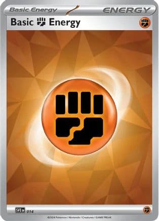 Basic Fighting Energy 014- SVE Scarlet & Violet Energies