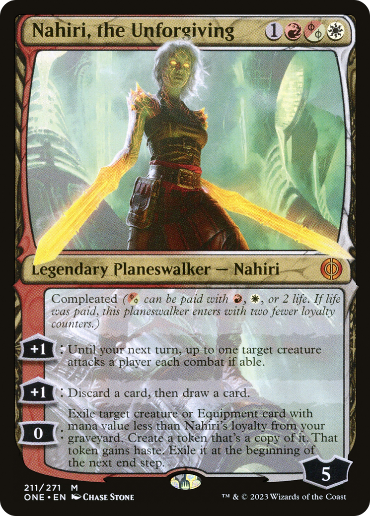 Nahiri, the Unforgiving [Phyrexia: All Will Be One] Foil