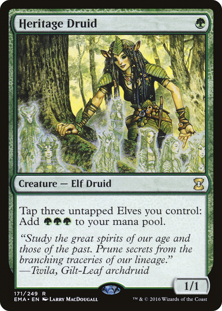 Heritage Druid [Eternal Masters] Foil