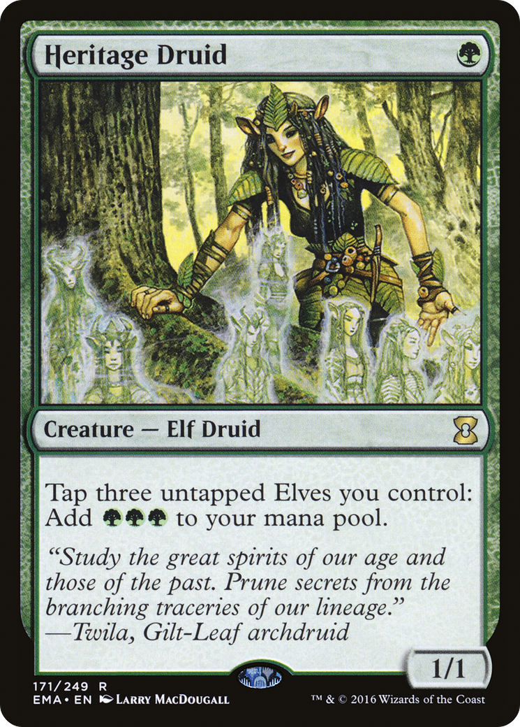 Heritage Druid [Eternal Masters] Foil