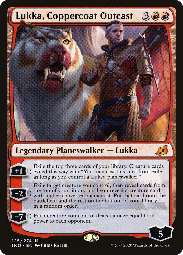 Lukka, Coppercoat Outcast [Ikoria: Lair of Behemoths] Foil