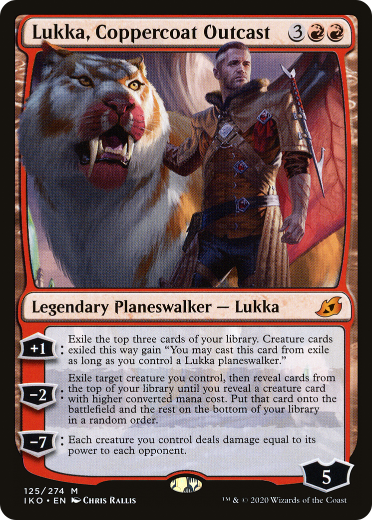 Lukka, Coppercoat Outcast [Ikoria: Lair of Behemoths] Foil