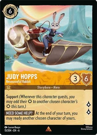 Judy Hopps - Resourceful Rabbit (15/204) [Azurite Sea] Cold Foil