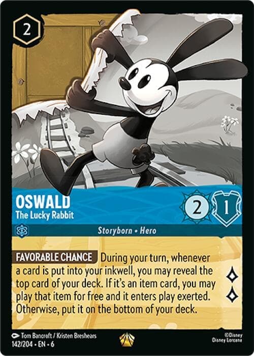 Oswald - The Lucky Rabbit (142/204) [Azurite Sea] Cold Foil