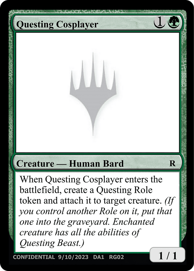 Questing Cosplayer (DA1-RG02D) - Unknown Event