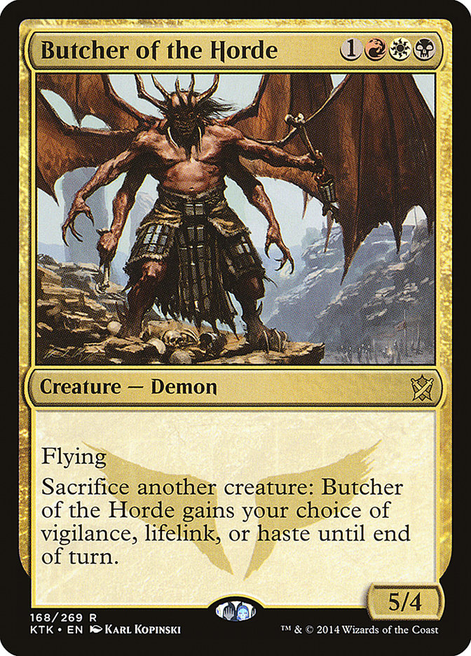 Butcher of the Horde 168 (Khans of Tarkir) 