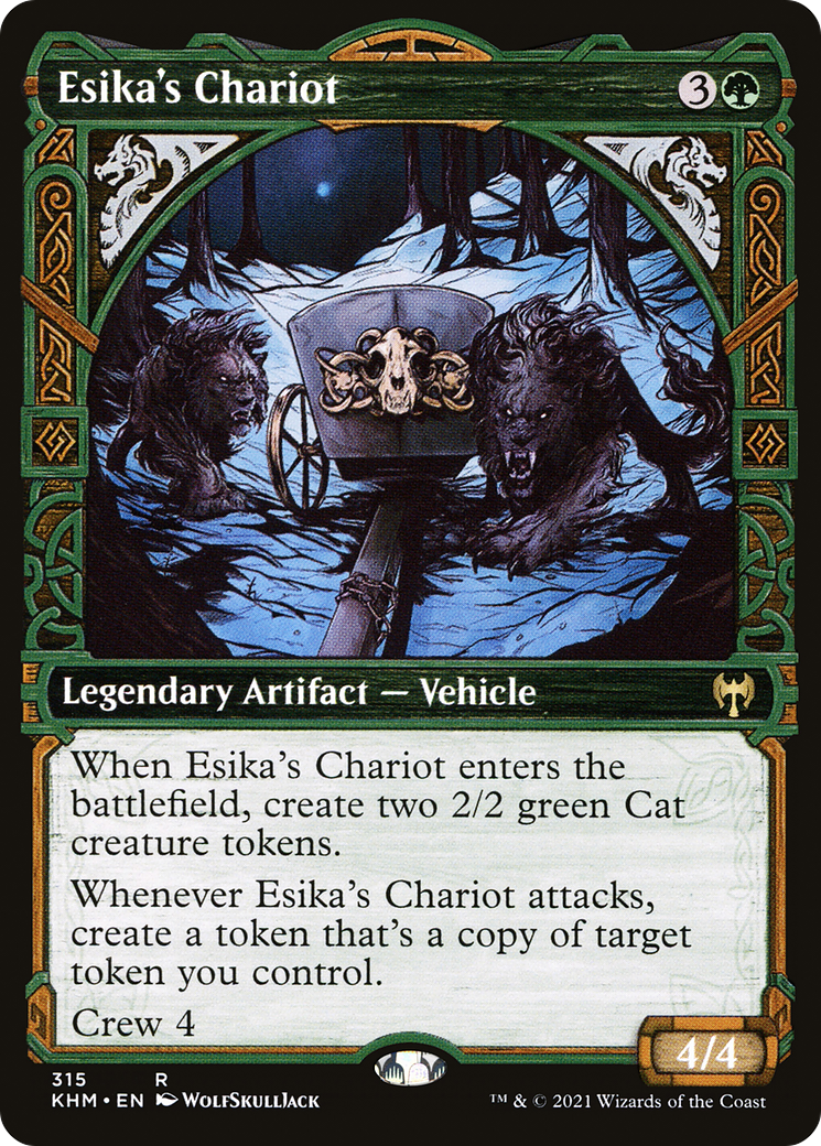 Esika's Chariot (Showcase) [Kaldheim] Foil