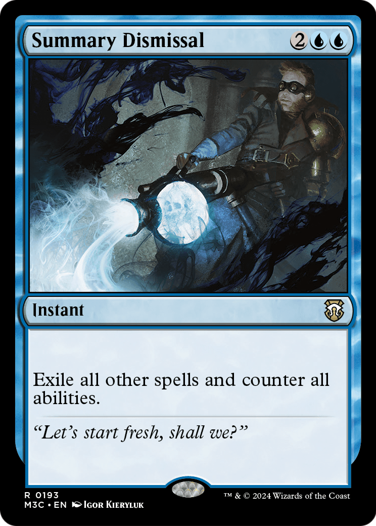 Summary Dismissal (M3C-193) - Modern Horizons 3 Commander Foil
