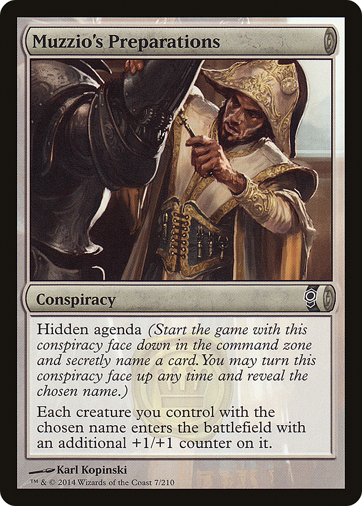 Muzzio's Preparations [Conspiracy] Foil