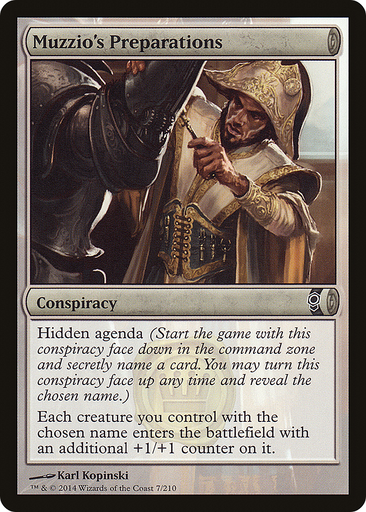 Muzzio's Preparations [Conspiracy] Foil
