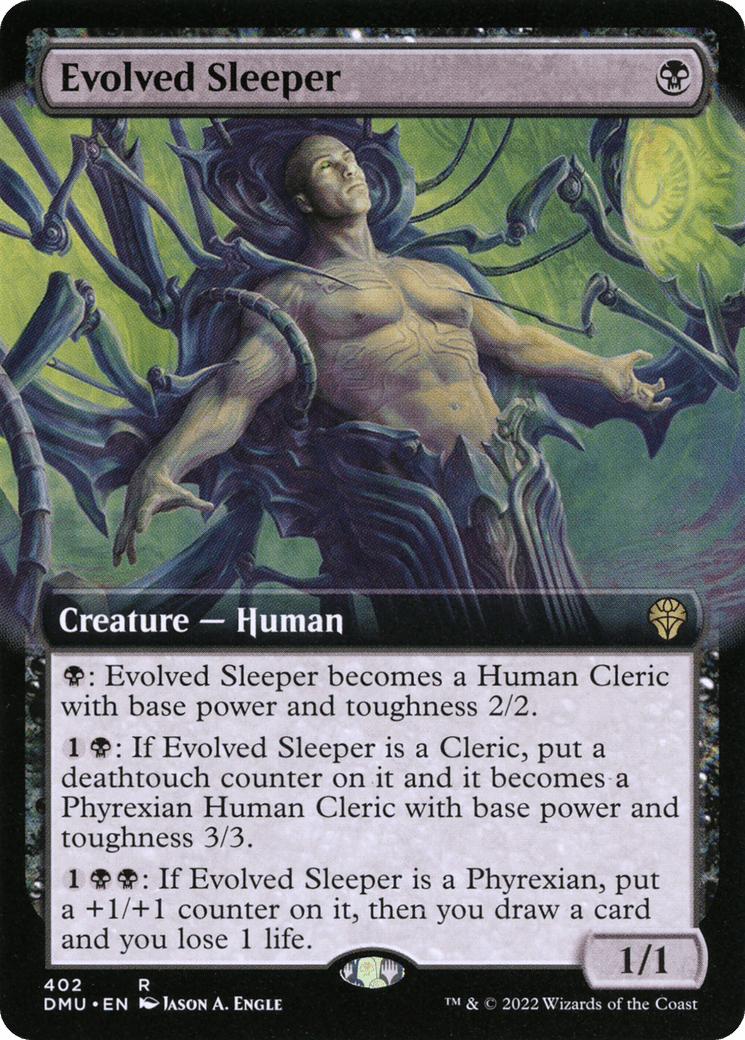 Evolved Sleeper (Extended Art) [Dominaria United] Foil