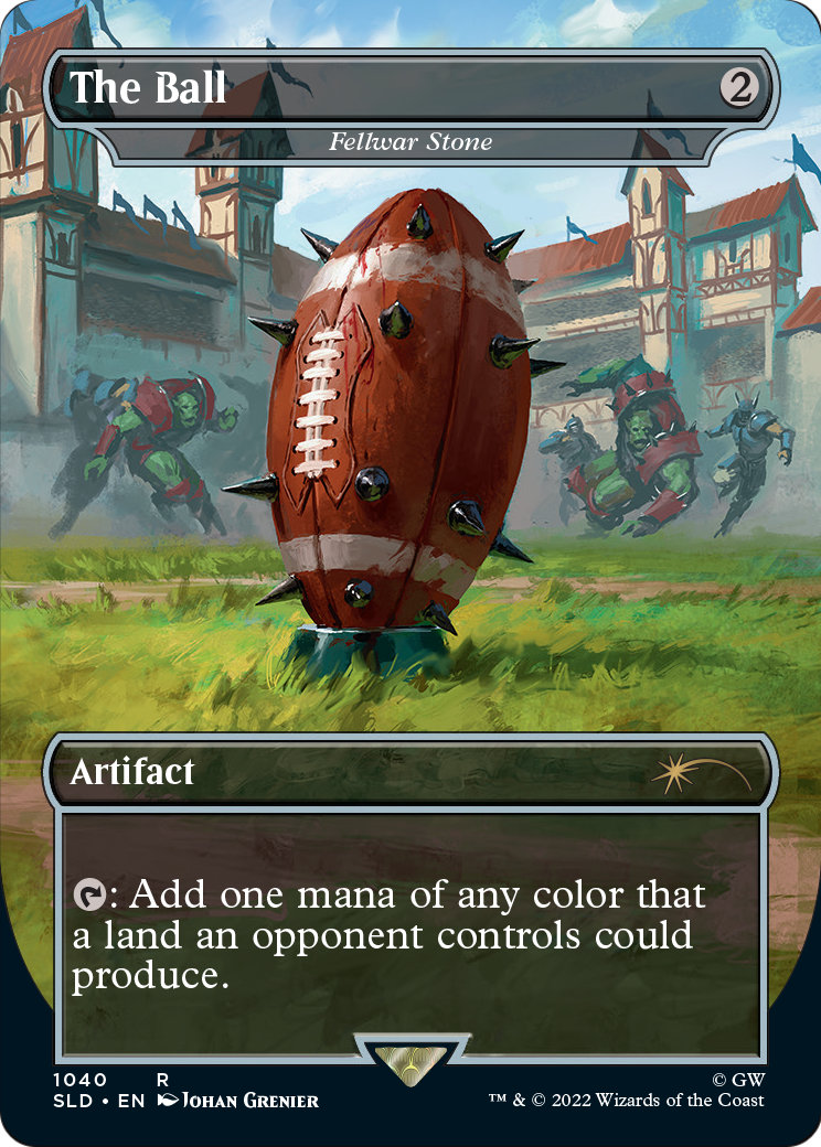 The Ball - Fellwar Stone (Borderless) [Secret Lair Drop Series] Foil