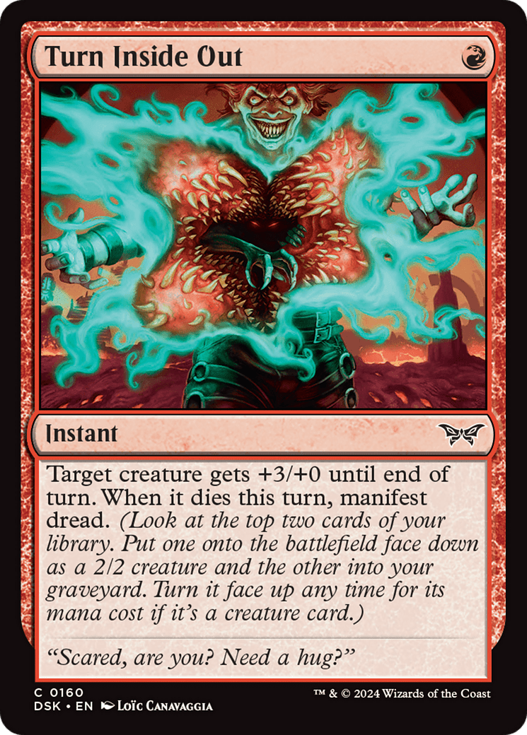 Turn Inside Out [Duskmourn: House of Horror] Foil