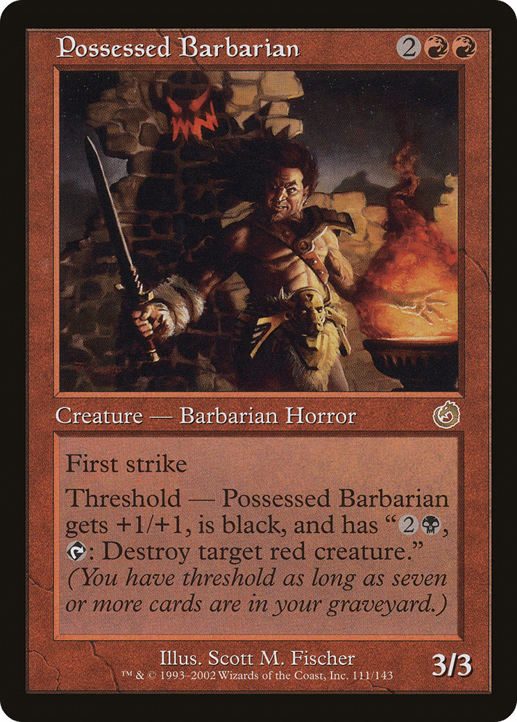 Possessed Barbarian [Torment] Foil