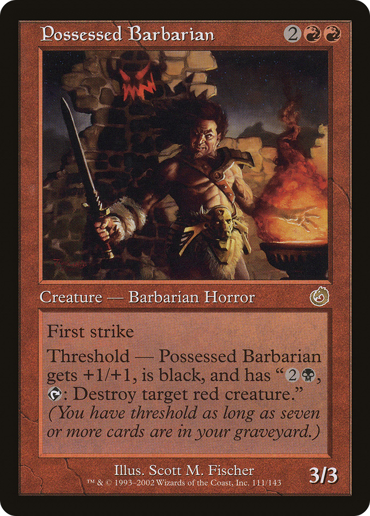 Possessed Barbarian [Torment] Foil
