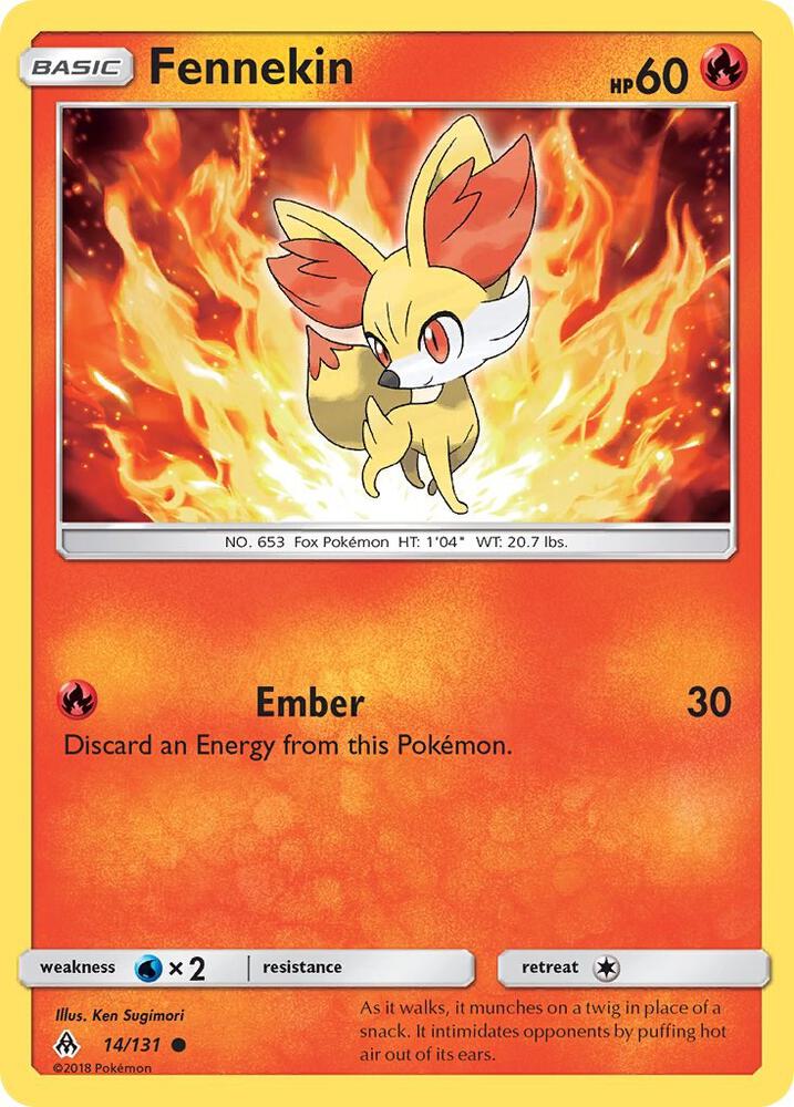 Fennekin 14/131 (SM - Forbidden Light) 
