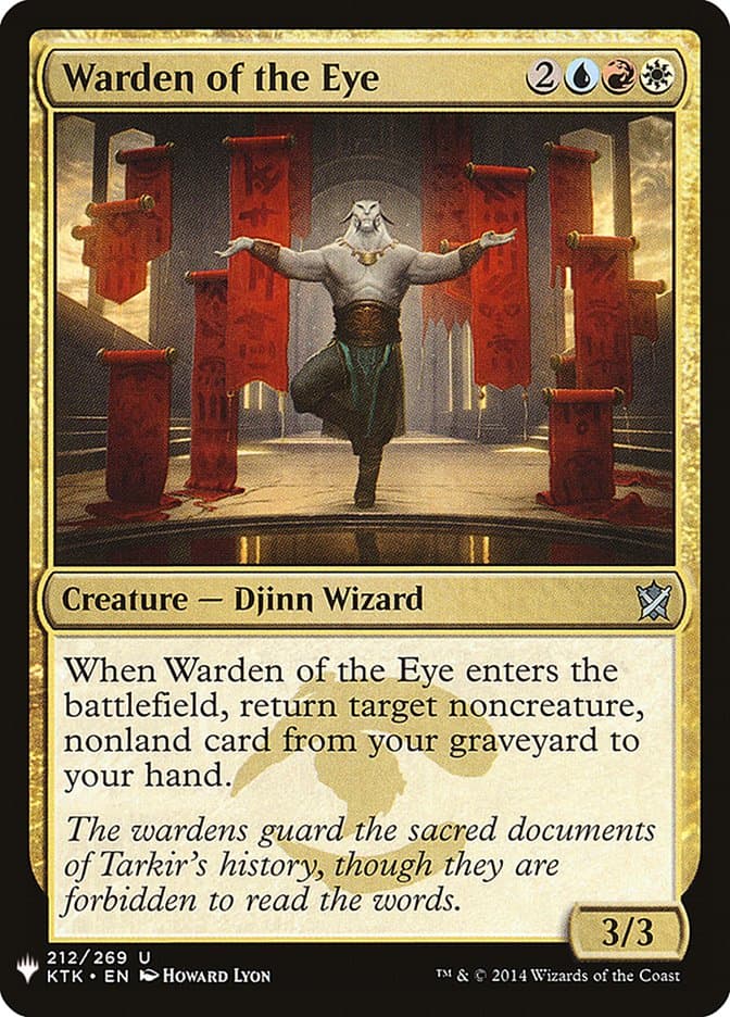 Warden of the Eye |  (KTK-212) [The List]