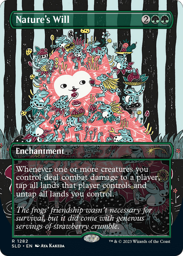 Nature's Will (Borderless) [Secret Lair Drop Series] Foil
