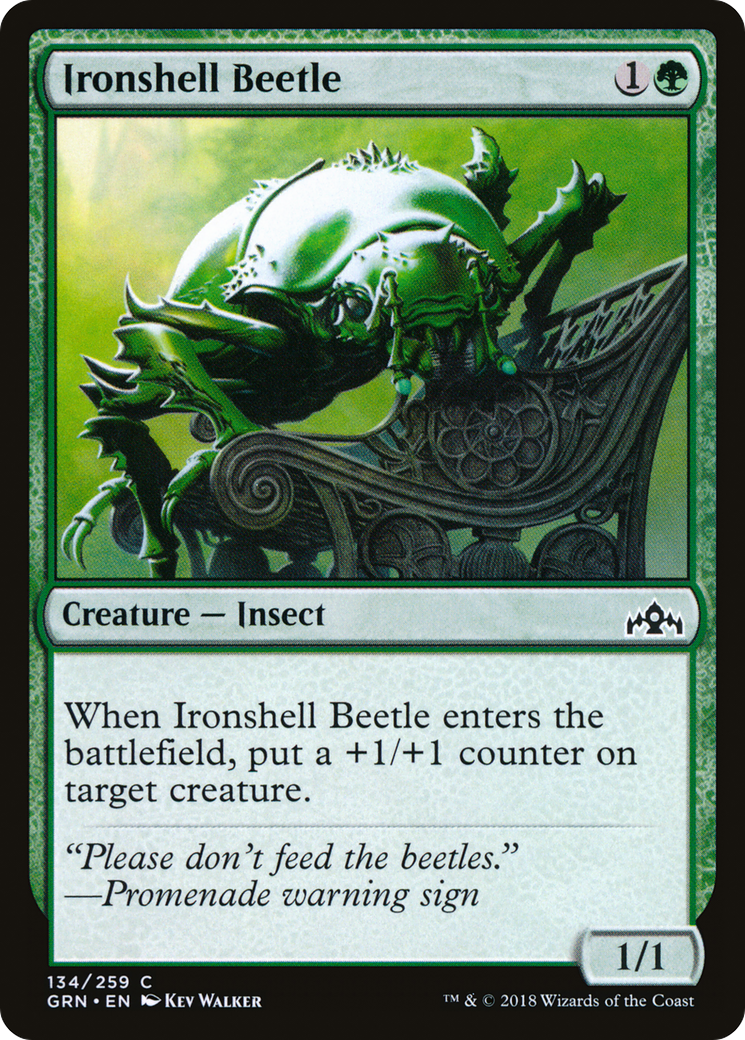 Ironshell Beetle [Guilds of Ravnica] Foil