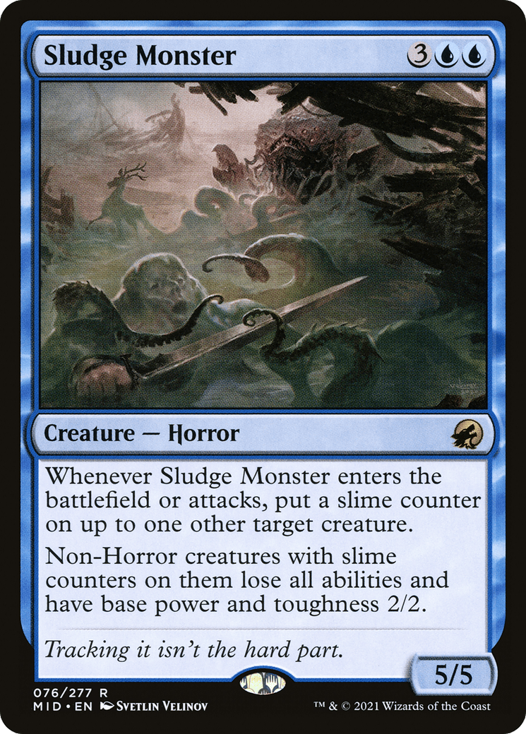 Sludge Monster [Innistrad: Midnight Hunt] Foil
