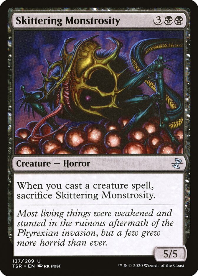 Skittering Monstrosity 137/289 (Time Spiral: Remastered) 