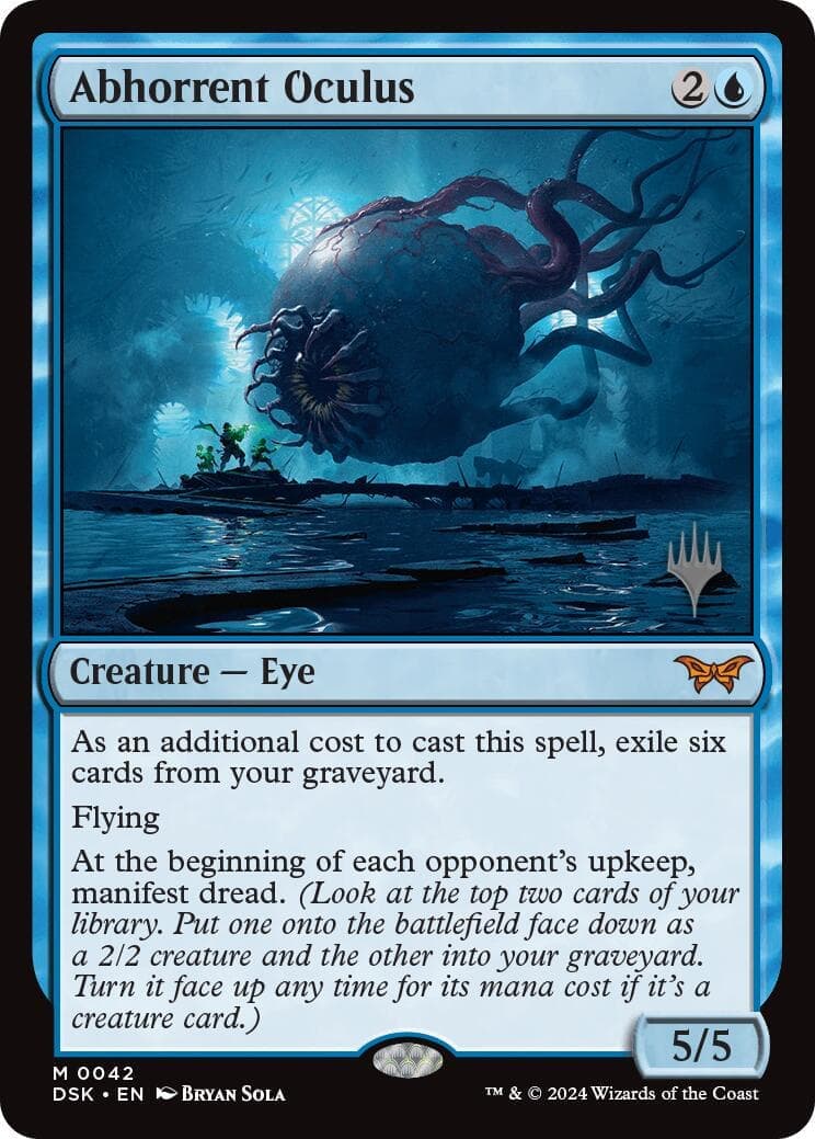 Abhorrent Oculus [Duskmourn: House of Horror Promos] Foil