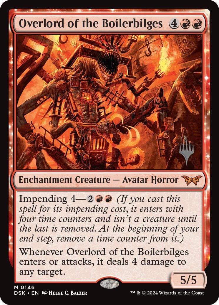 Overlord of the Boilerbilges [Duskmourn: House of Horror Promos] Foil
