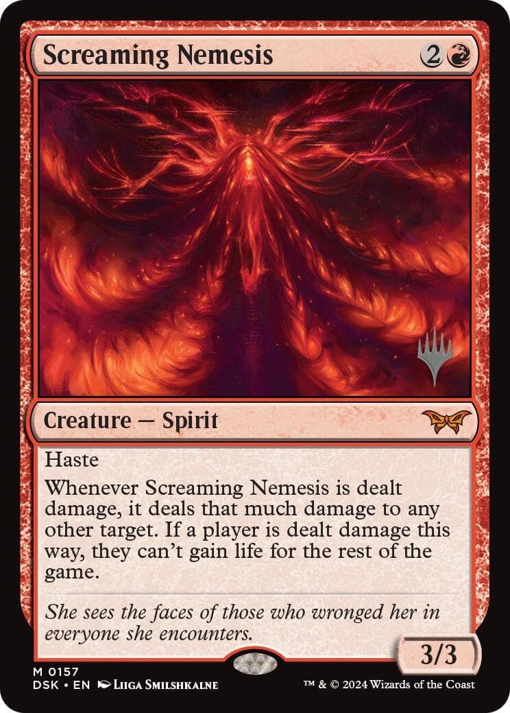 Screaming Nemesis [Duskmourn: House of Horror Promos] Foil