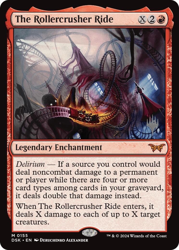 The Rollercrusher Ride (0155) [Duskmourn: House of Horror Promos] Foil
