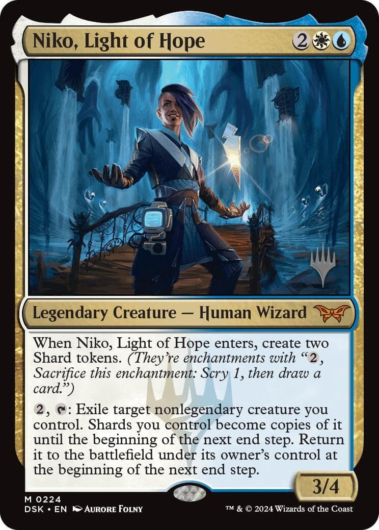 Niko, Light of Hope [Duskmourn: House of Horror Promos] Foil