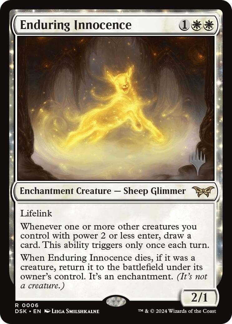 Enduring Innocence [Duskmourn: House of Horror Promos] Foil