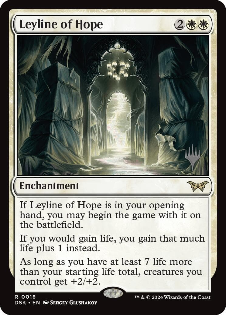 Leyline of Hope [Duskmourn: House of Horror Promos] Foil