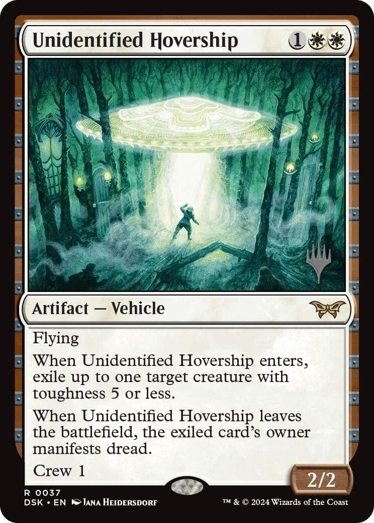 Unidentified Hovership [Duskmourn: House of Horror Promos] Foil
