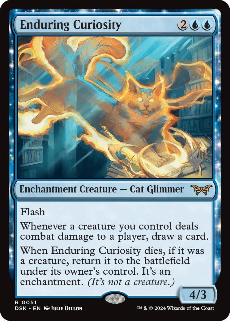 Enduring Curiosity [Duskmourn: House of Horror Promos] Foil