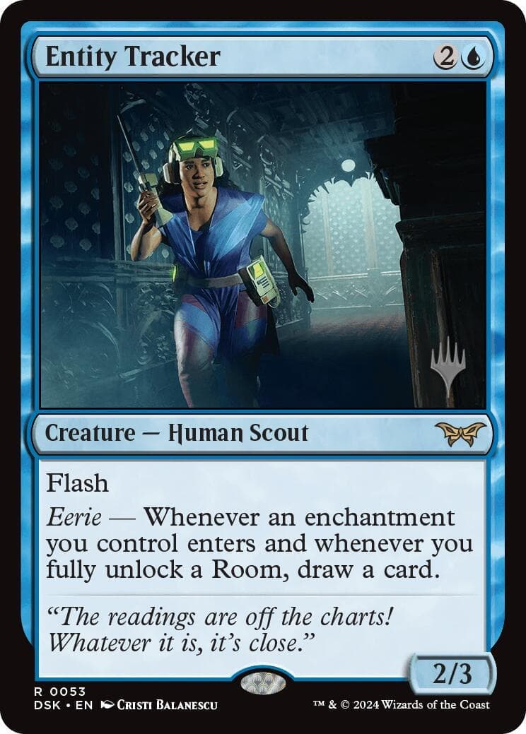 Entity Tracker (0053) [Duskmourn: House of Horror Promos] Foil
