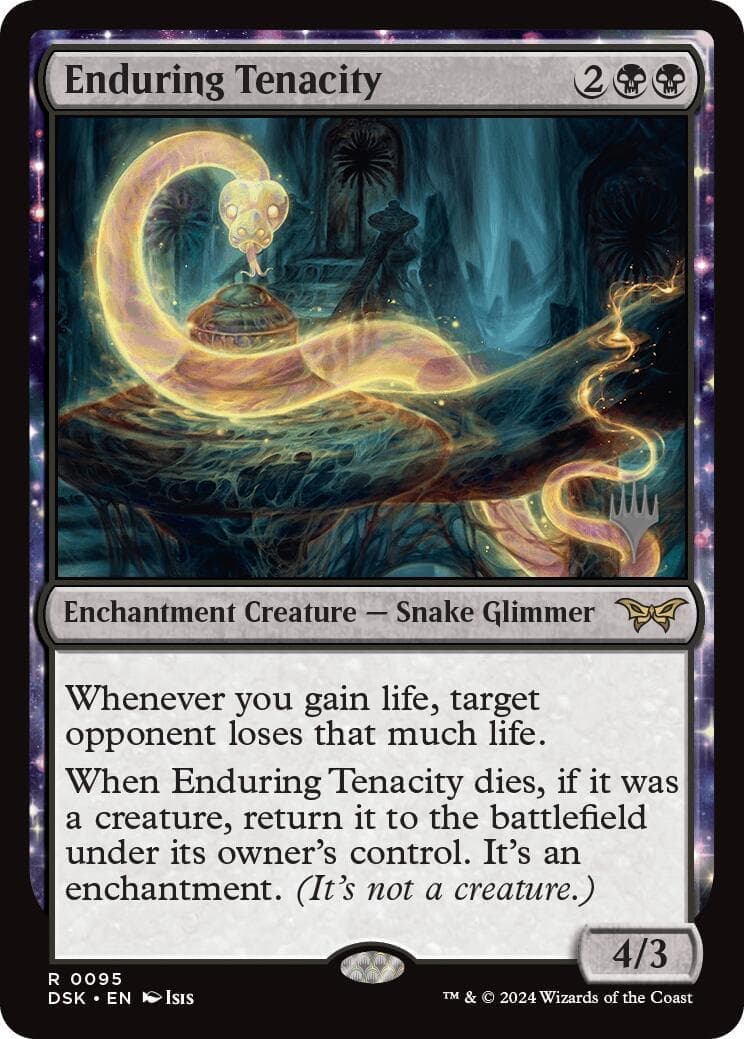 Enduring Tenacity [Duskmourn: House of Horror Promos] Foil