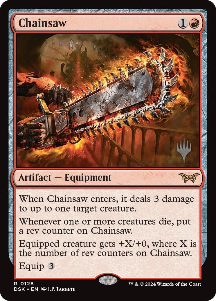 Chainsaw [Duskmourn: House of Horror Promos] Foil
