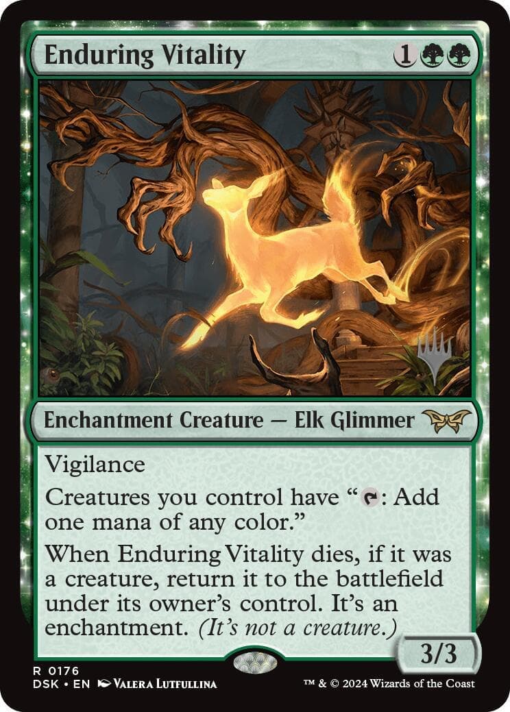 Enduring Vitality [Duskmourn: House of Horror Promos] Foil