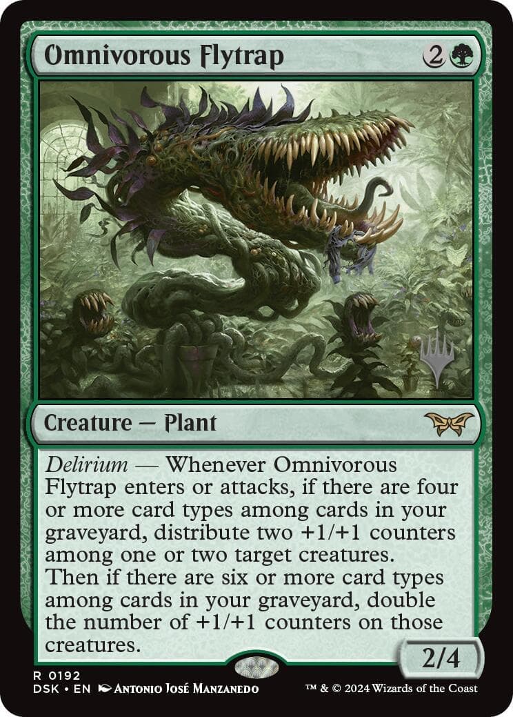 Omnivorous Flytrap [Duskmourn: House of Horror Promos] Foil