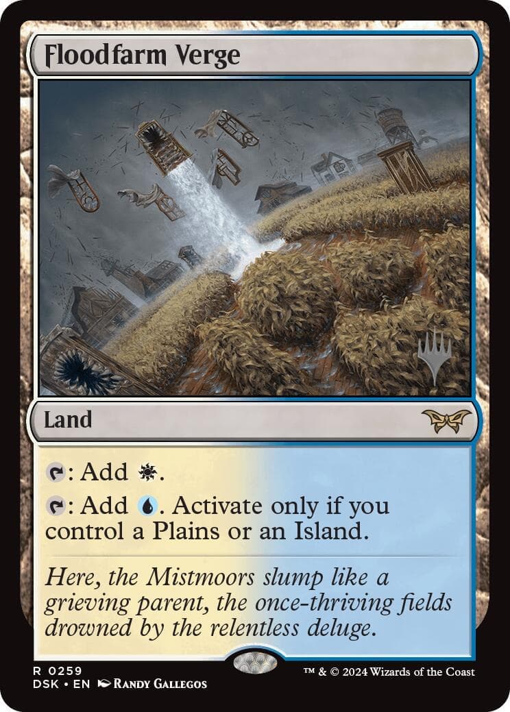 Floodfarm Verge [Duskmourn: House of Horror Promos] Foil