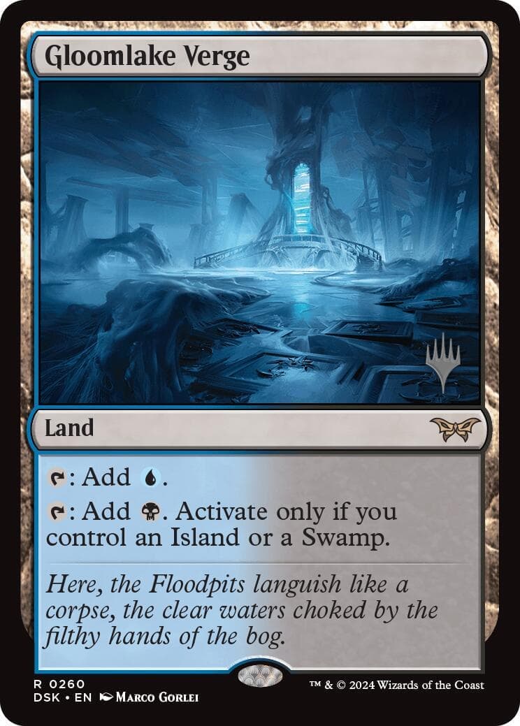 Gloomlake Verge [Duskmourn: House of Horror Promos] Foil