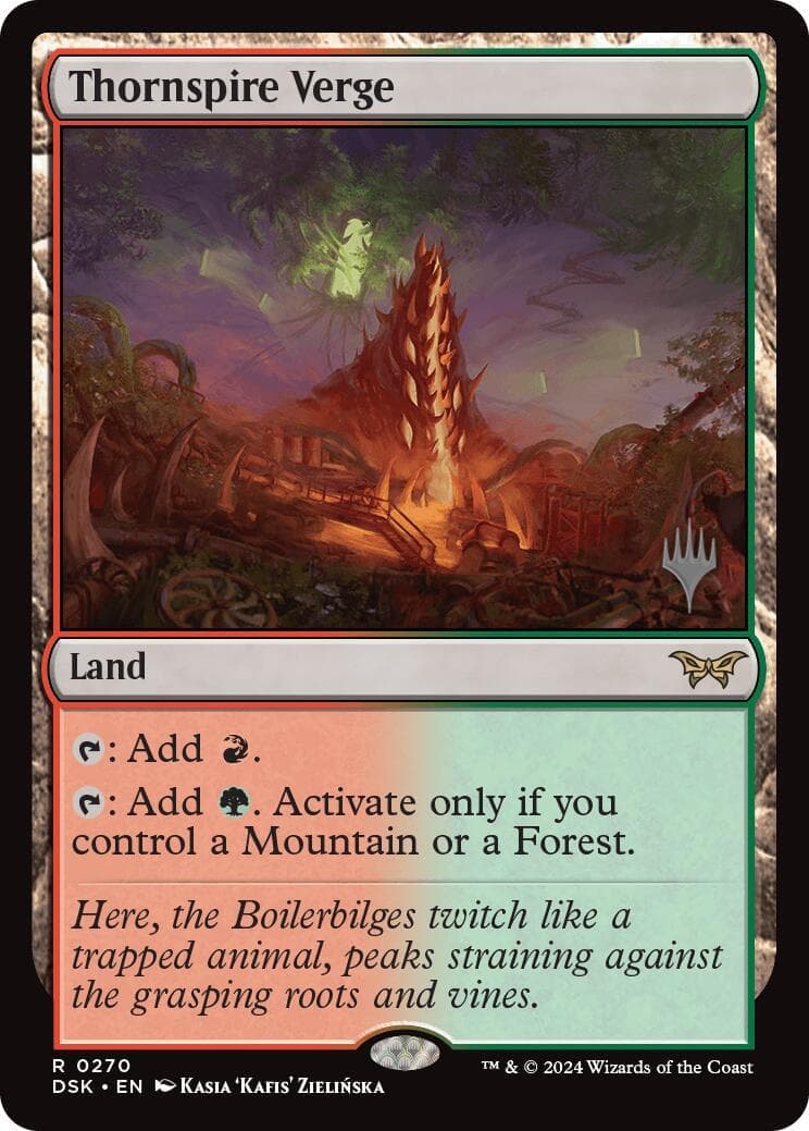 Thornspire Verge [Duskmourn: House of Horror Promos] Foil