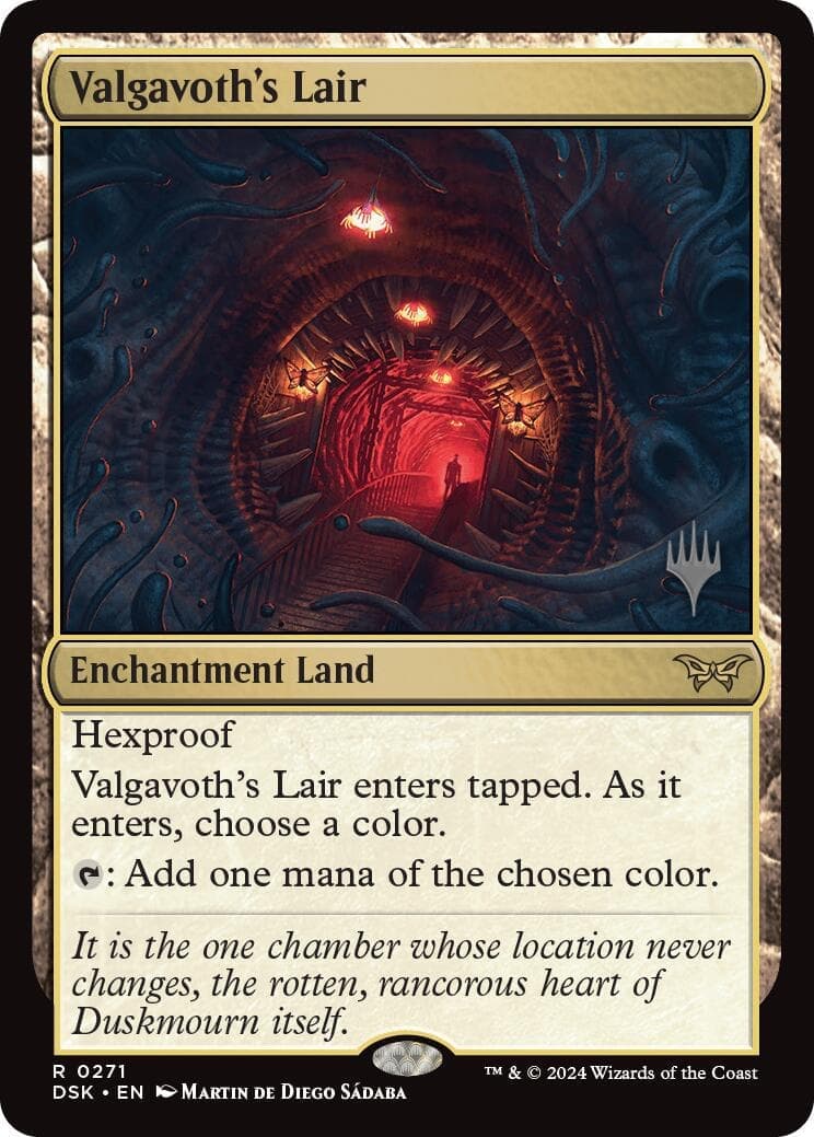 Valgavoth's Lair [Duskmourn: House of Horror Promos] Foil