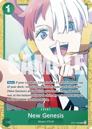 New Genesis (ST11-004) - Starter Deck 16: GREEN Uta Foil