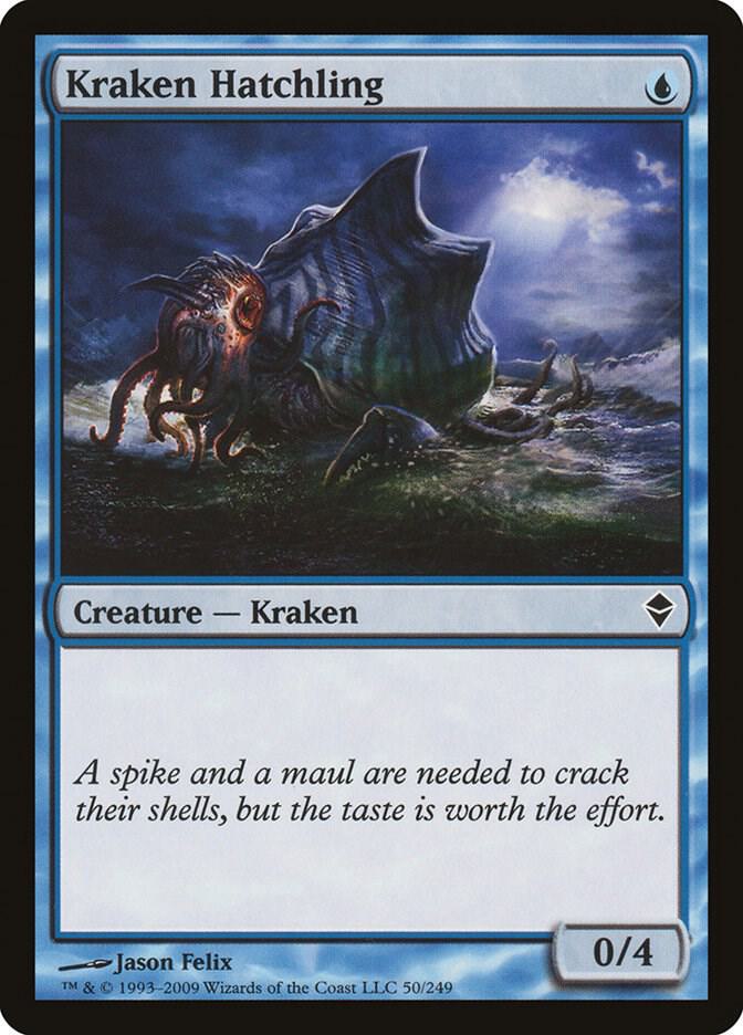 Kraken Hatchling 50/249 (Zendikar) 
