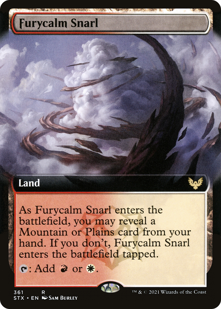 Furycalm Snarl (Extended Art) [Strixhaven: School of Mages] Foil