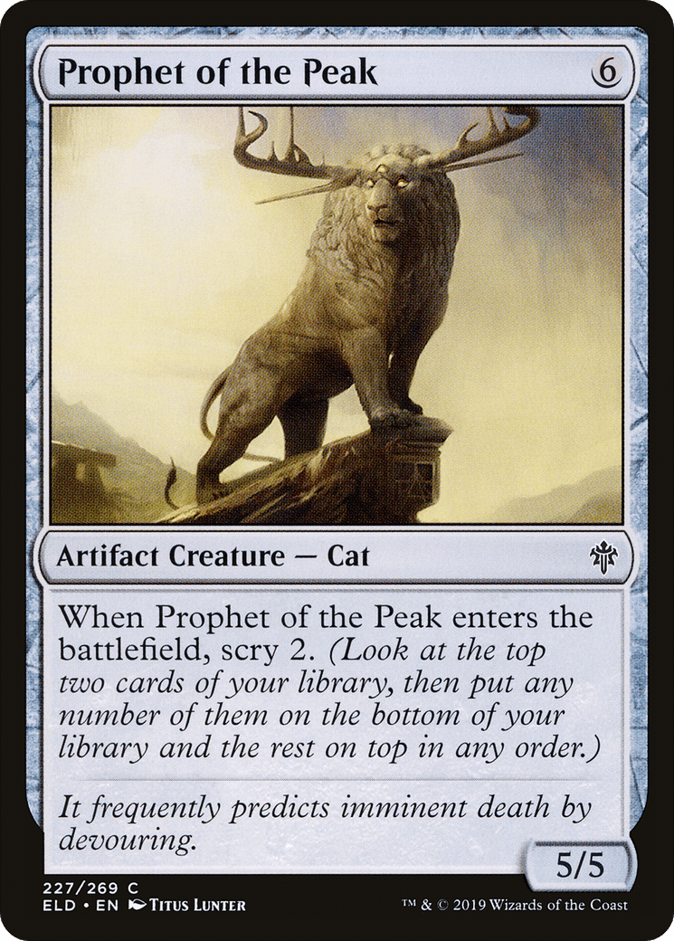 Prophet of the Peak [Throne of Eldraine] Foil