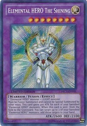 Elemental Hero The Shining [PRC1-ENV01] Secret Rare