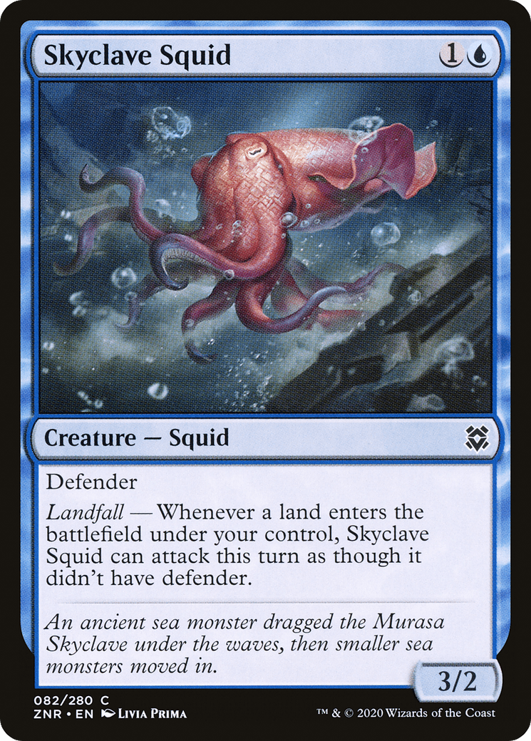 Skyclave Squid [Zendikar Rising] Foil